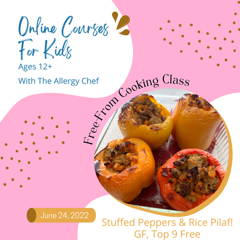 Cooking Class with The Allergy Chef: Stuffed Peppers